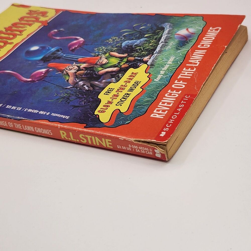 Goosebumps - Revenge of the Lawn Gnomes - #34 Paperback Book 1995 First Print - Picture 6 of 6
